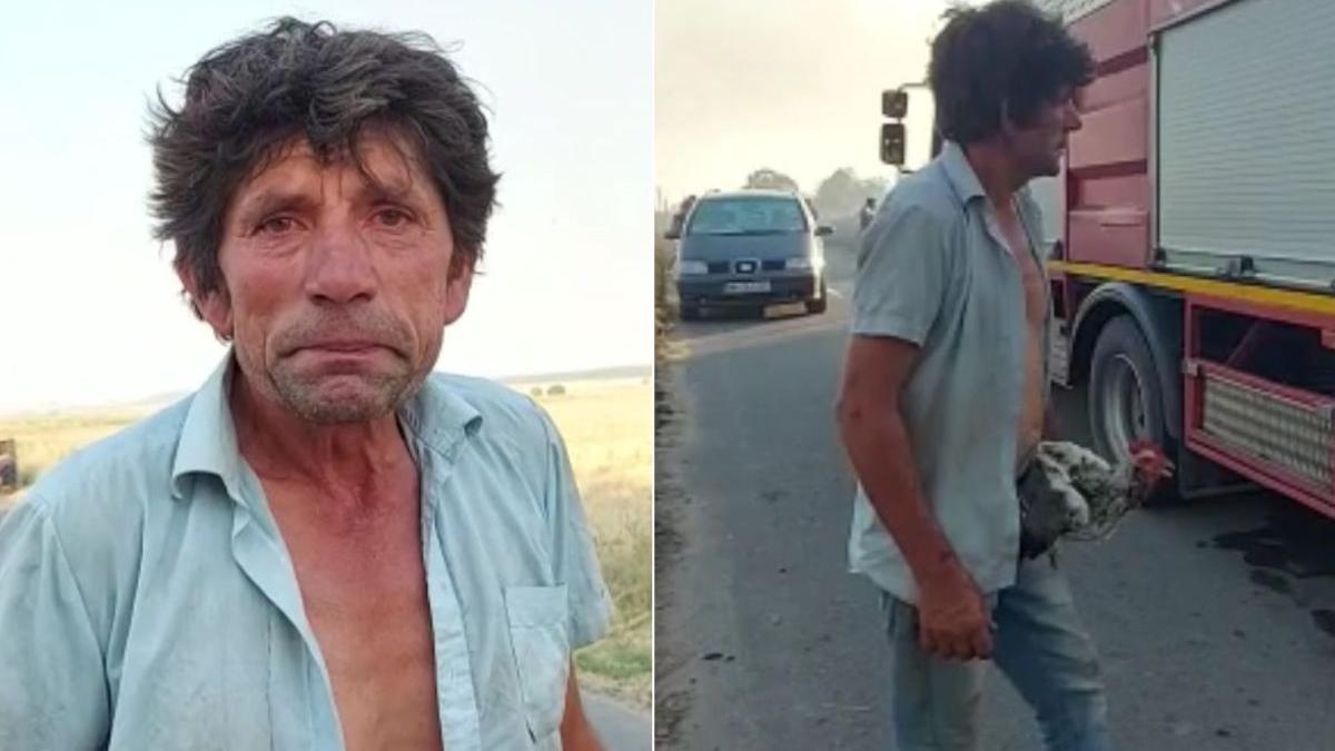 barbat gaina incendiu scapau mehedinti