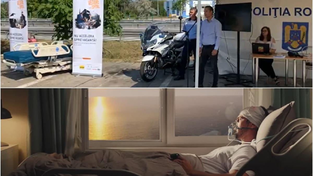 politia romana campania vedere din spital riscuri viteza excesiva accidente autostrada soarelui