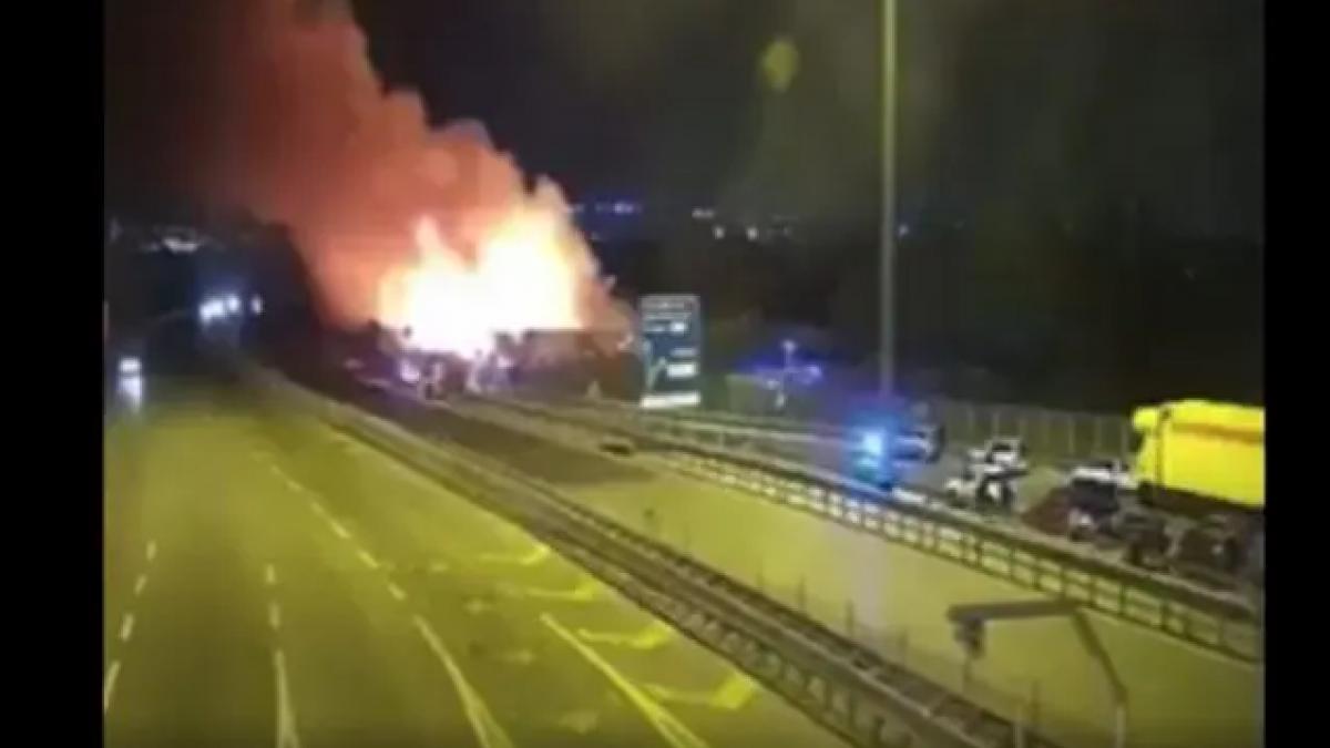 romi romania incendiu napoli