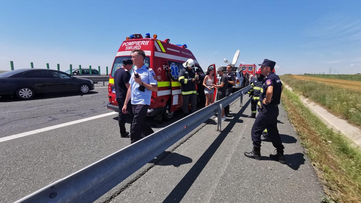 accident patru masini brasov raniti