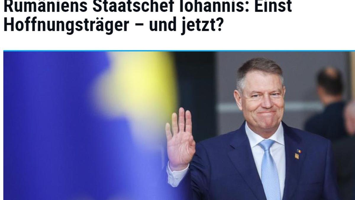 klaus iohannis augsburg allgemeine laura codruta kovesi
