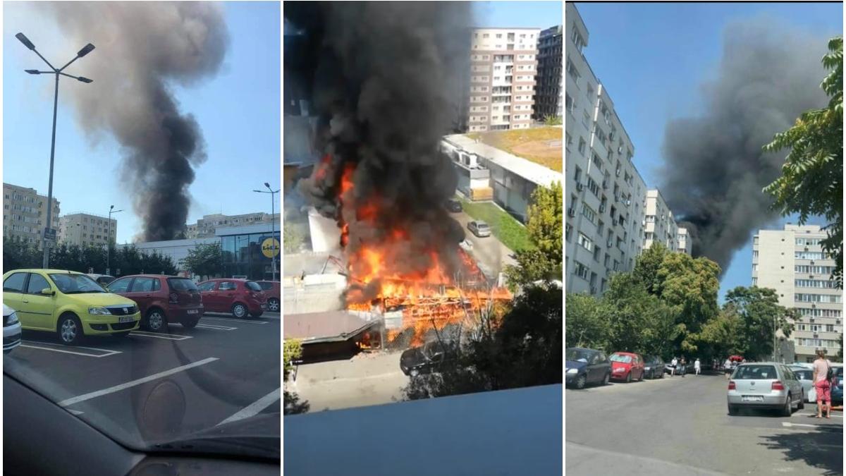 incendiu bucuresti strada ramnicu valcea