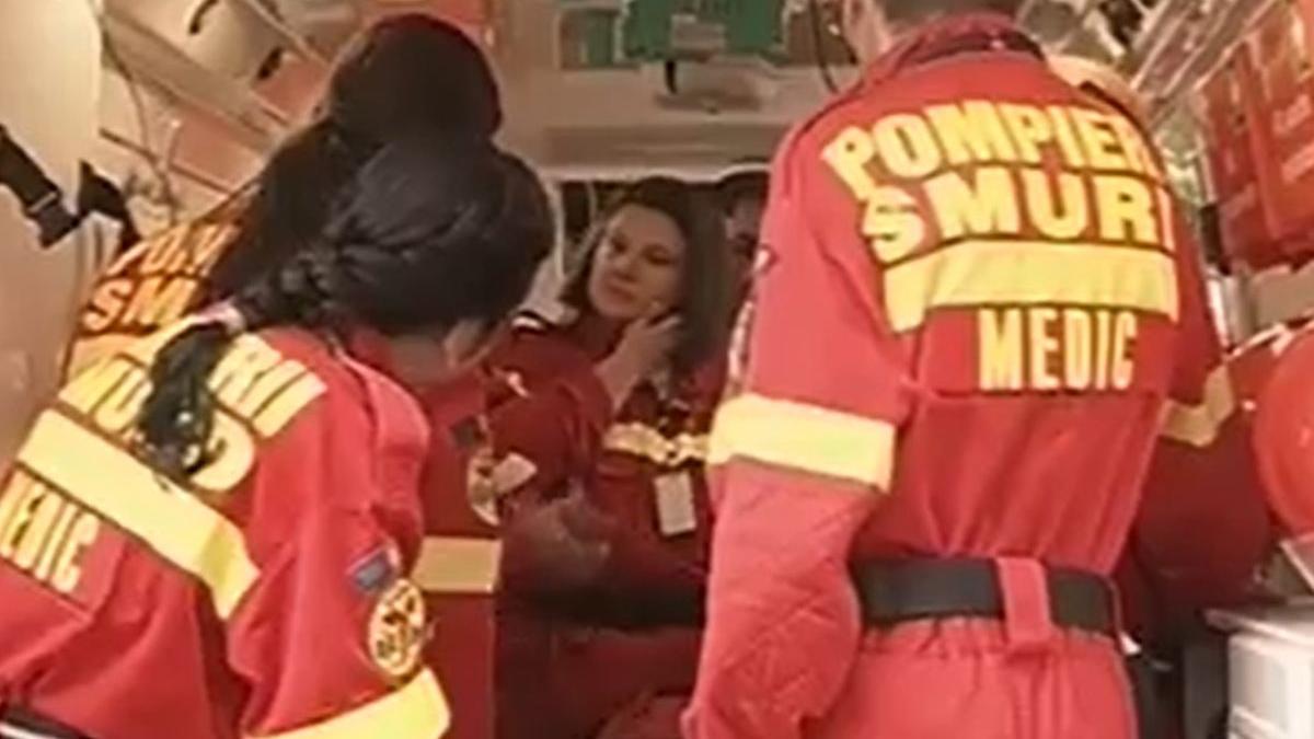 microbuz lovit tren cluj elicopter