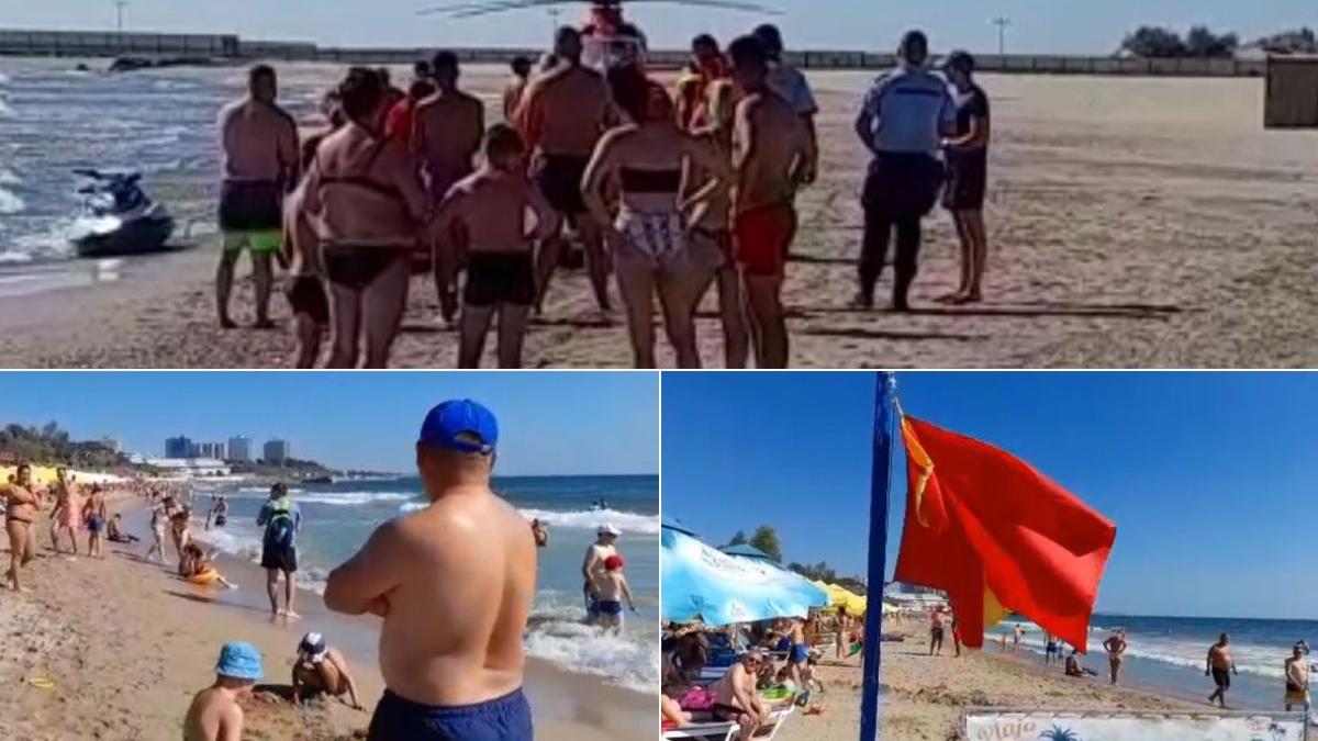 elicopter smurd plaja prezidentiala neptun barbat inecat