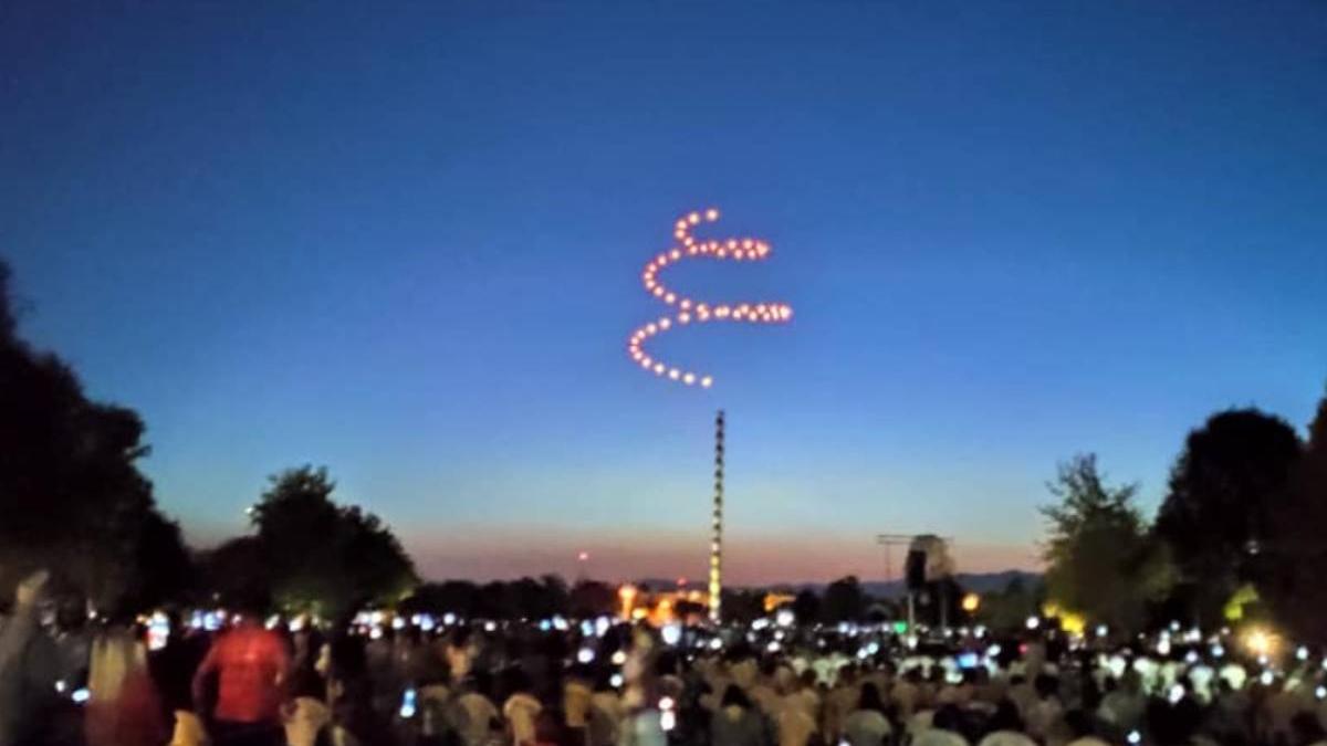 spectacol lumini unic romania premiera coloana infinitului brancusi