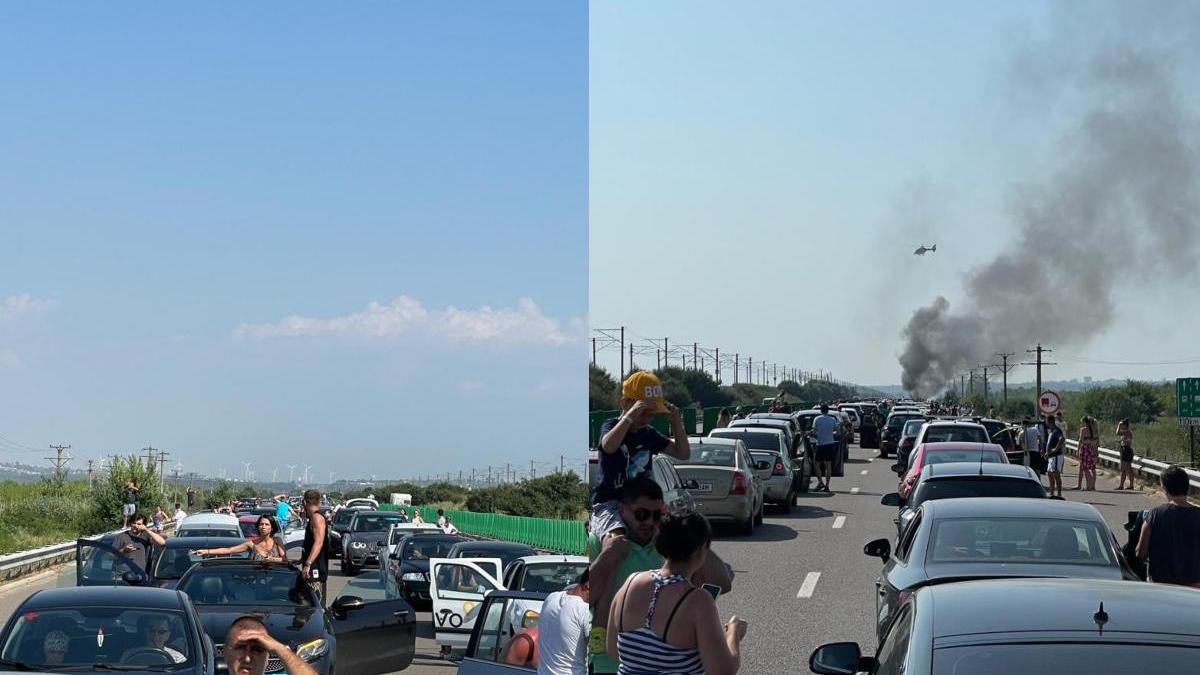 trafic blocat pe autostrada soarelui din cauza unui tir care s a stricat