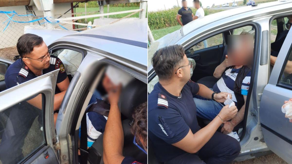 patru pompieri eroi batran acccident