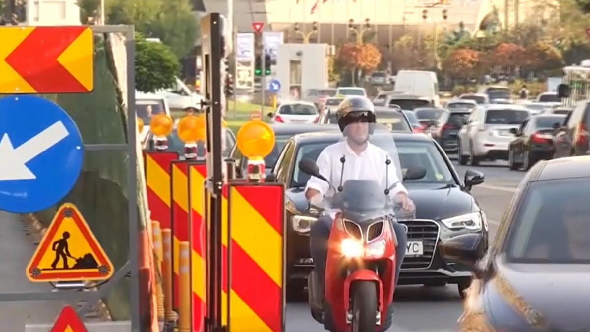 restictii de circulatie in centrul capitalei urmeaza trei saptamani de haos in trafic
