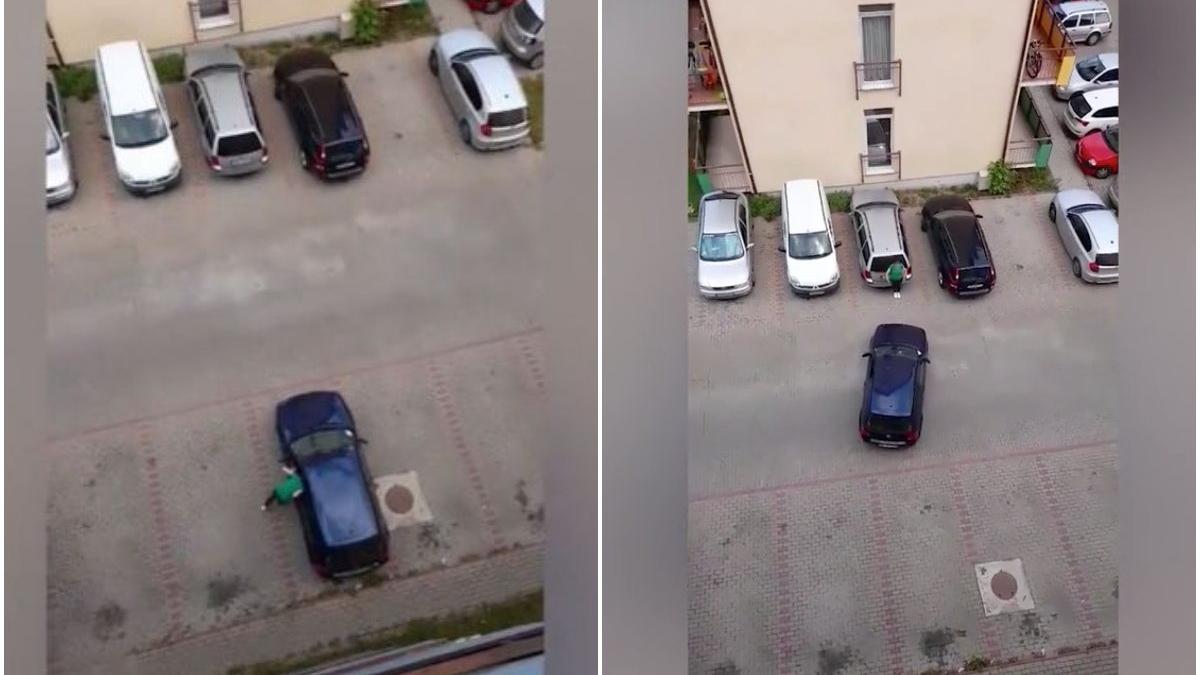 sofer chinuie minute parcheze parcare goala dirijat femeie cluj