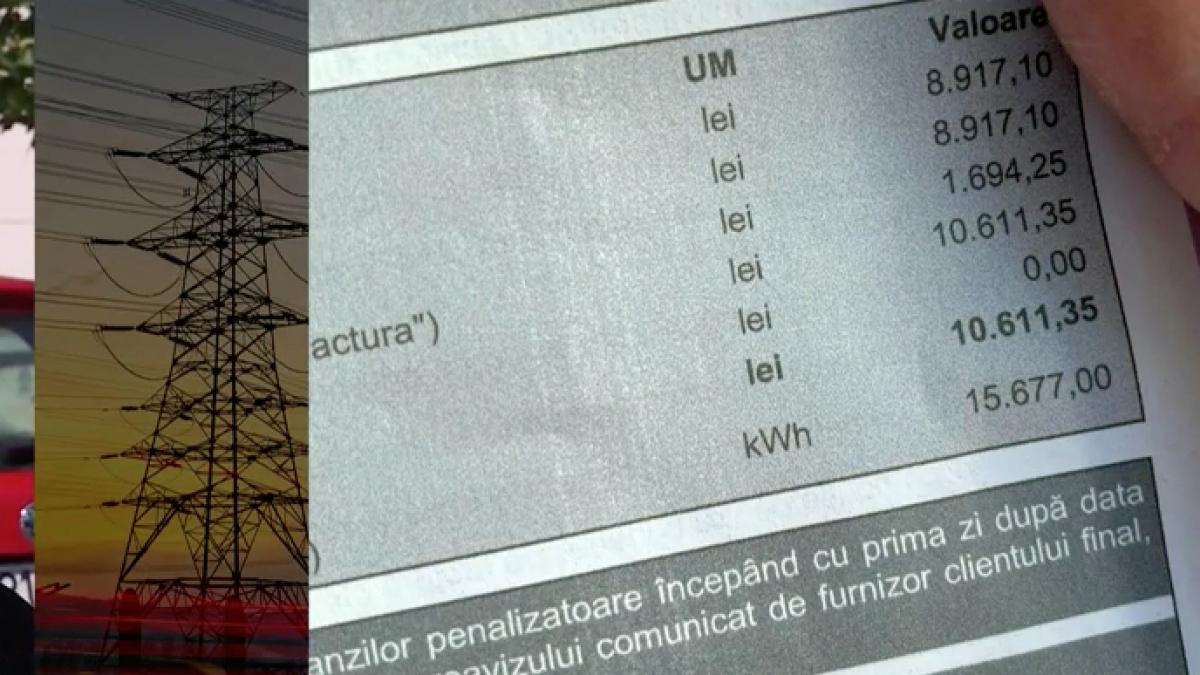 factura 10 000 lei curent pensionar bucuresti apartament doua camere
