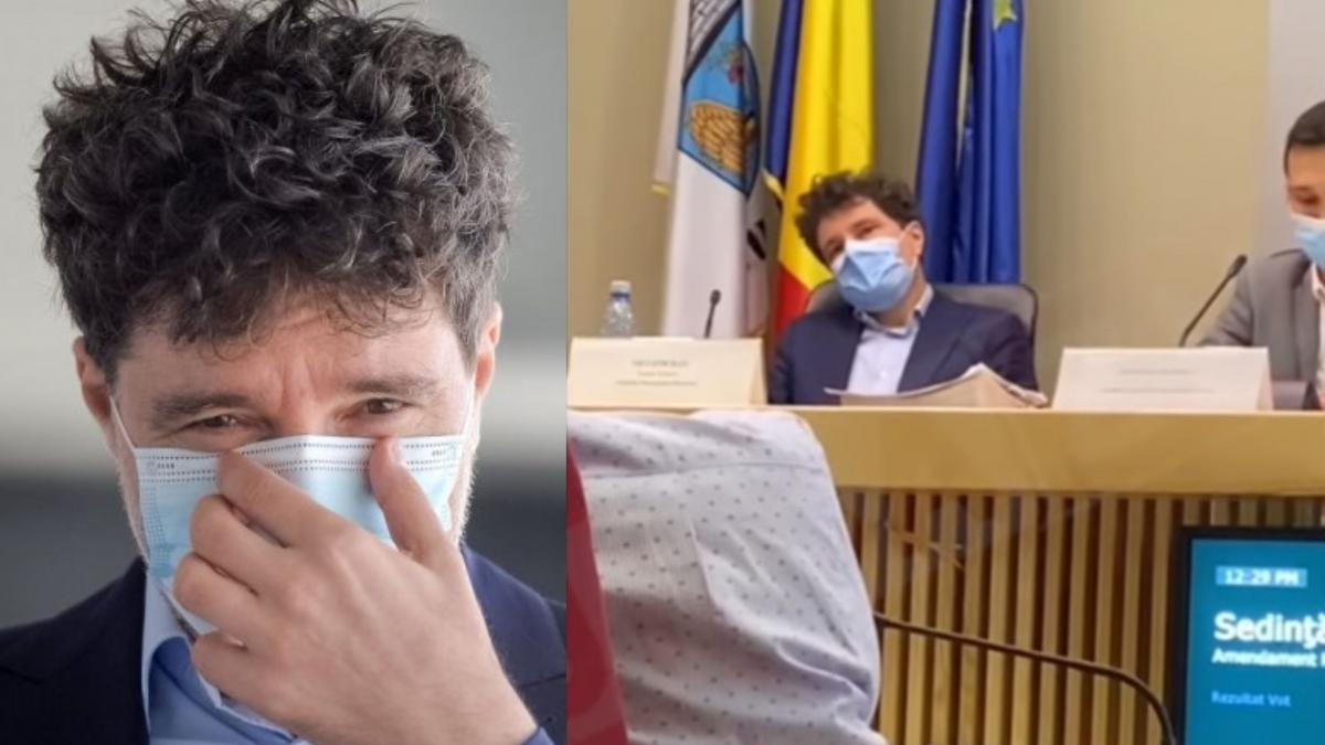 imaginile zilei in plina criza politica nicusor dan surprins in timp ce se leagana