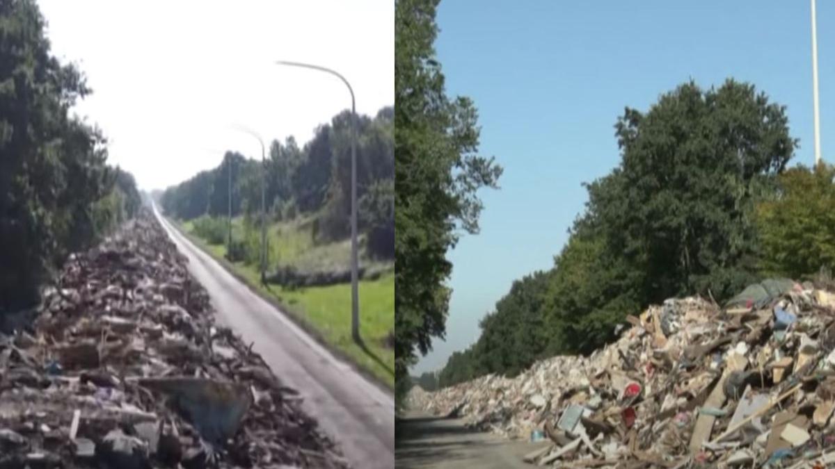 autostrada belgia depozit gunoi