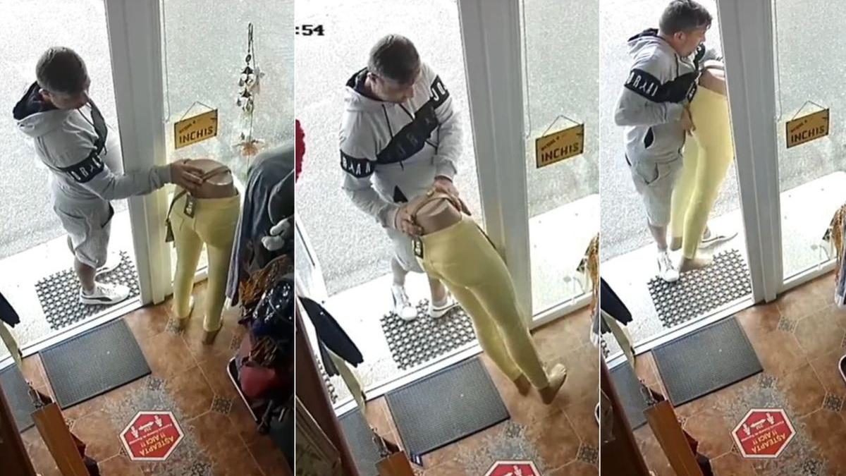 barbat furt haine manechin barlad