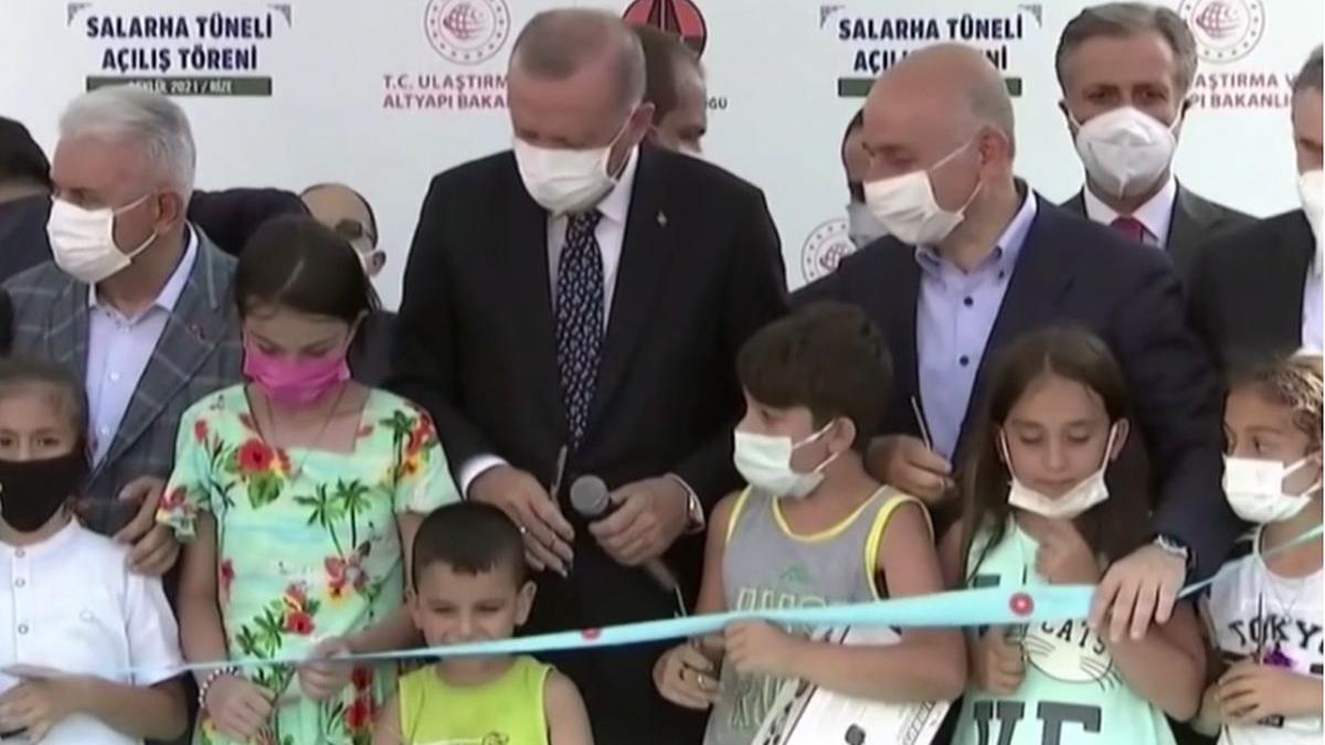 erdogan inaugurare tunel rize salarha baietel foarfeca