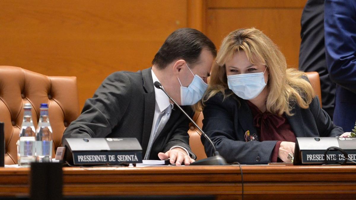 ludovic orban anca dragu motiune de cenzura citita joi 9 septembrie 2021