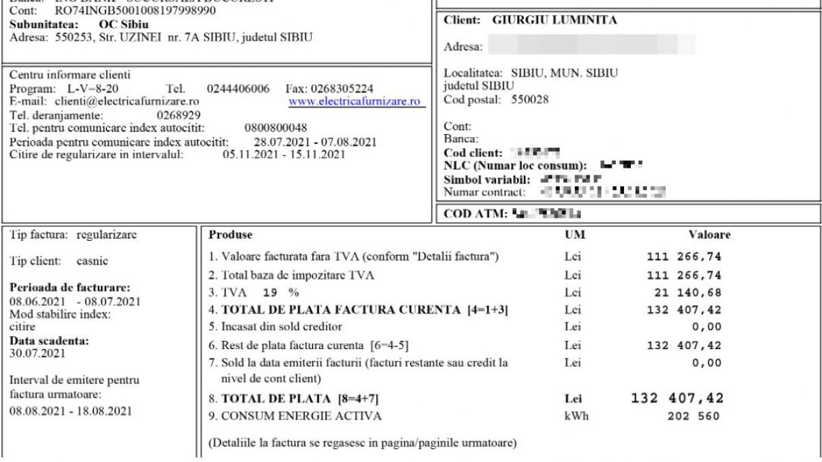 romani facturi mari energie curent ajutor stat