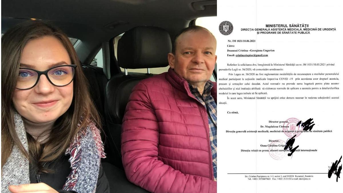 cristina stupiuc copilul primului ambulantier din romania care a murit de covid