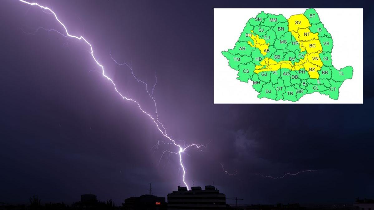 avertizare meteo anm vreme severa imediata ploi torentiale 14 septembrie 2021