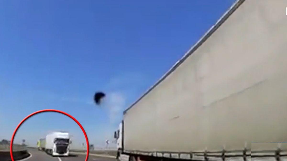 camion contrasens pericol accident craiova