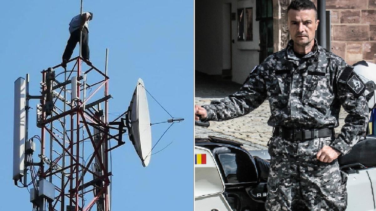 barbat urcat releu putineiu salvat politist