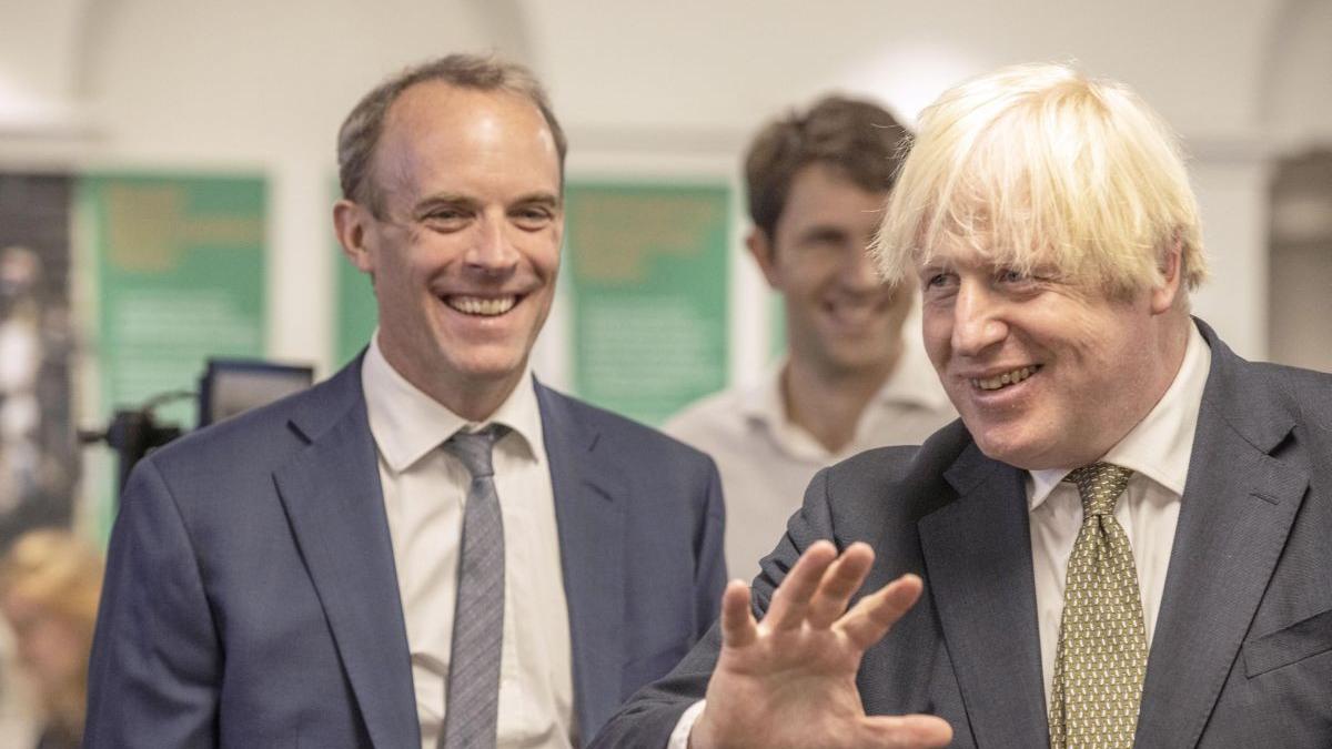 boris johnson cabinet remaniere ministru externe justitie londra dominic raab kabul afgani