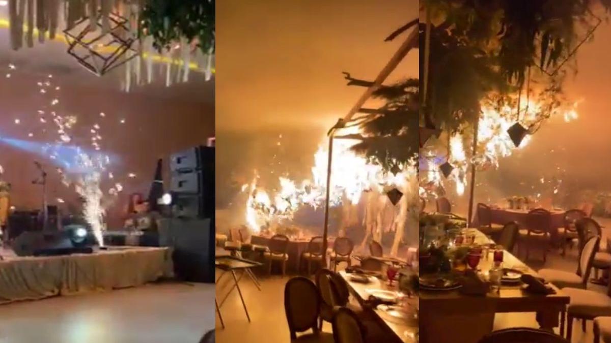 incendiu nunta torreon fortana artificii interior