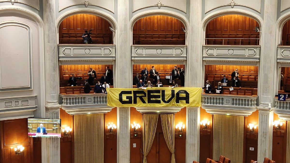 george simion aur greva parlamentara motiune de cenzura florin citu