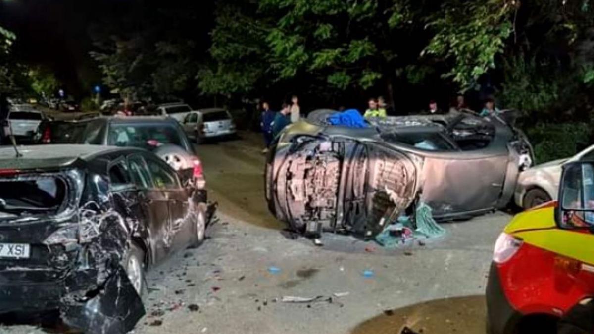 accident cu sapte masini in cartierul militari din capitala