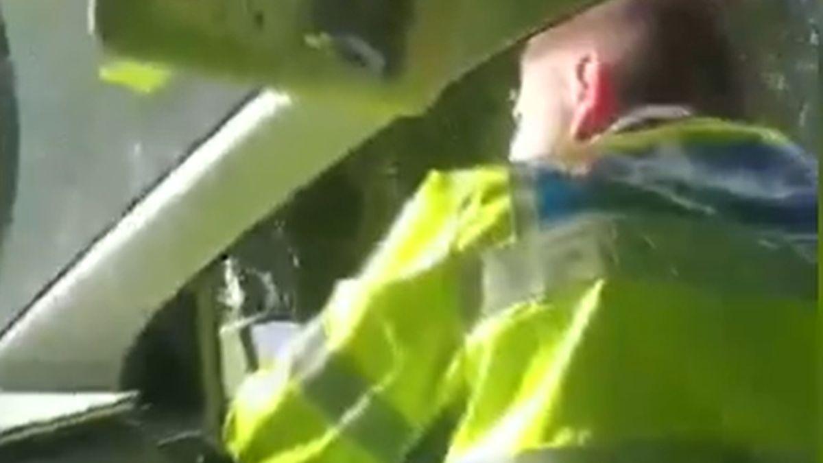 politisti filmati hartuiau femeie covasna