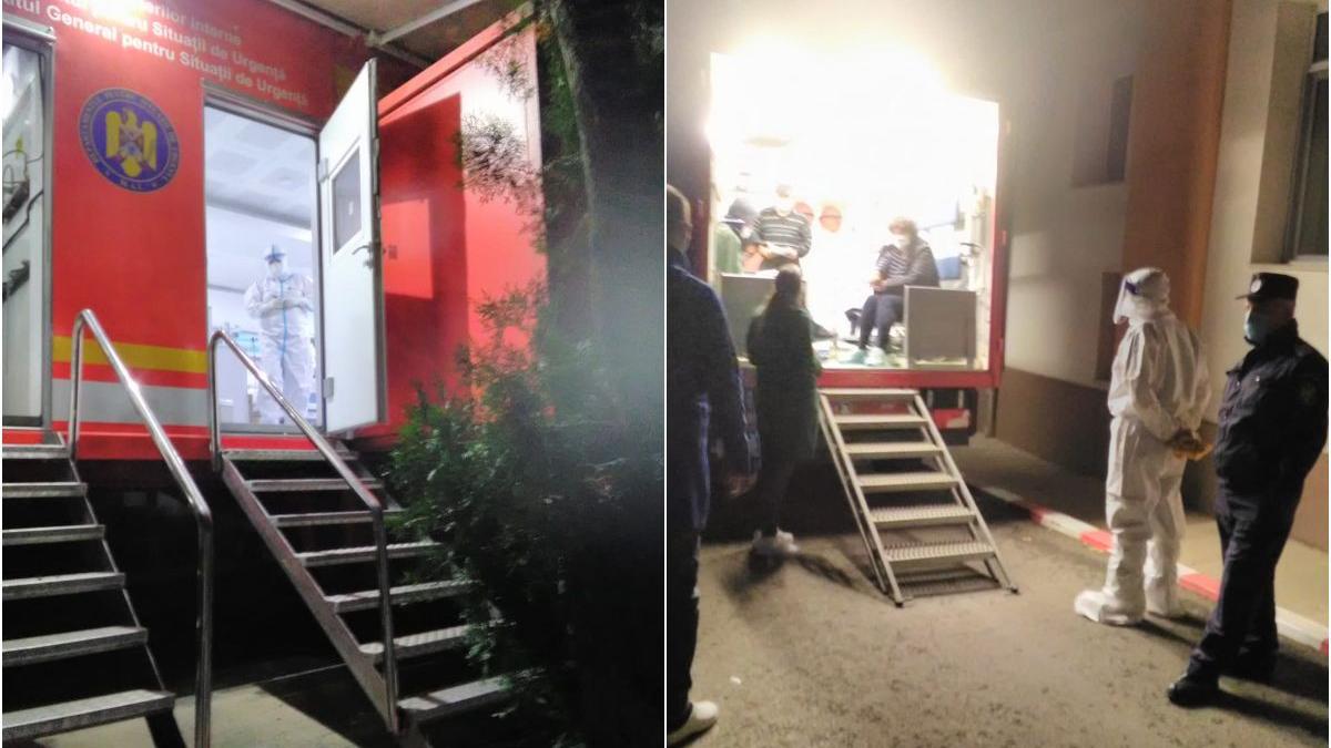 noapte foc spitalul boli infectioase iasi ambulante coada curte nevaccinati