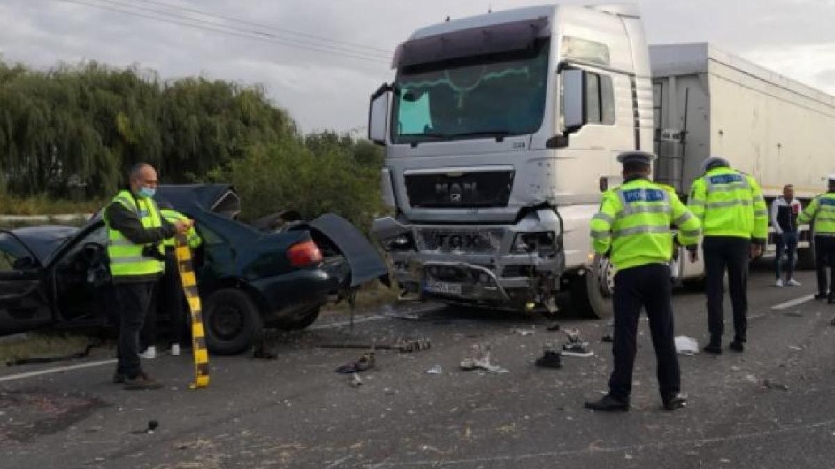 accident rutier albina braila doi morti masina tir