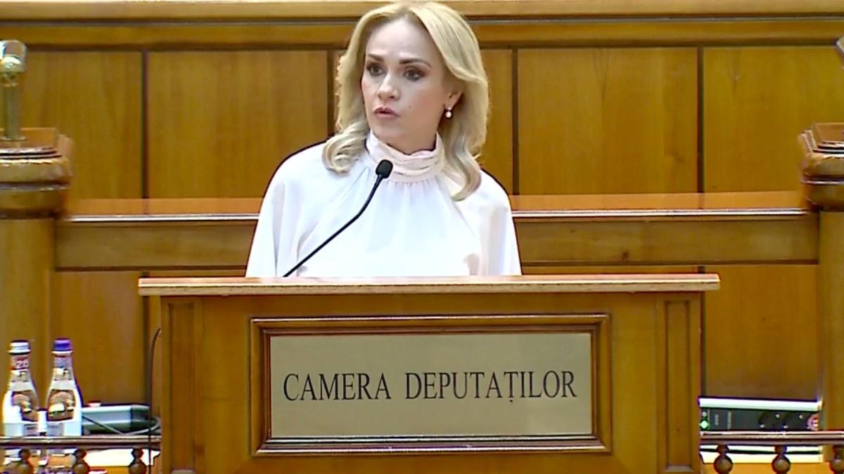 gabriela firea inainte de votul pe motiune