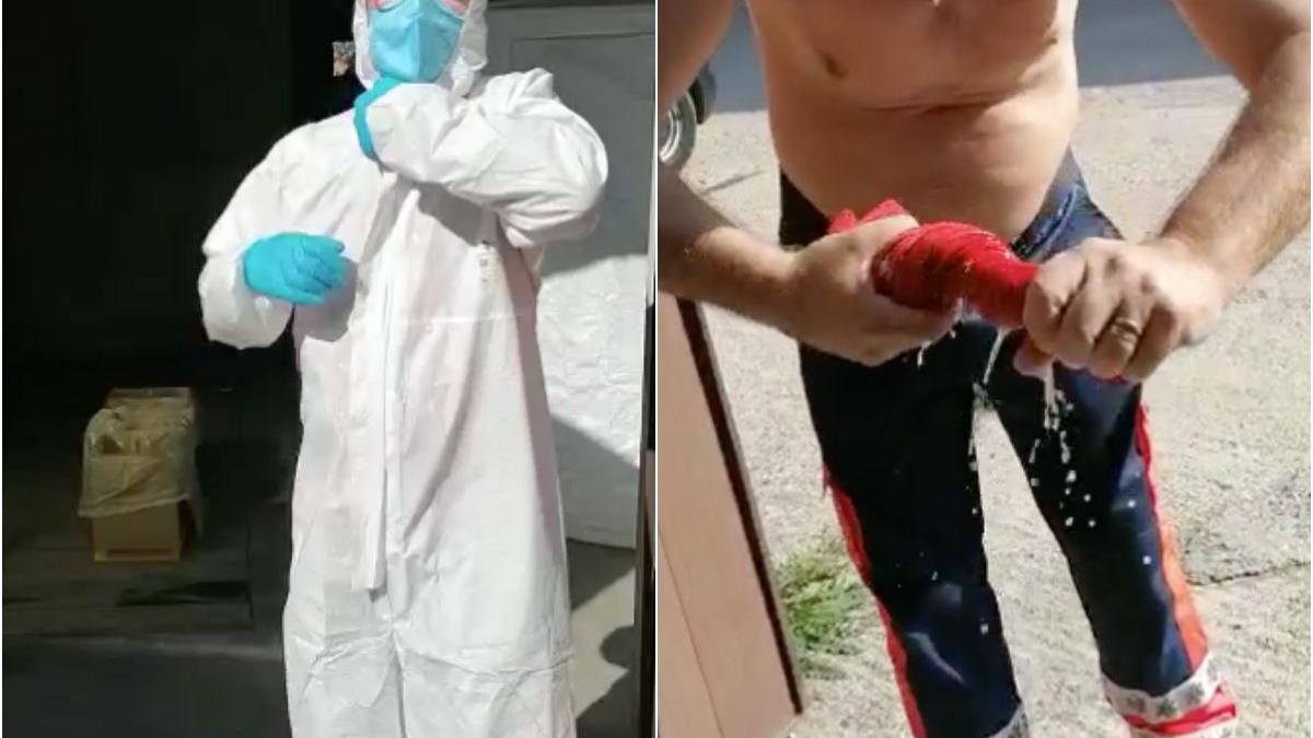 imagini asistent ambulanta 200 solicitari azi noapte arad stoarce haine covid