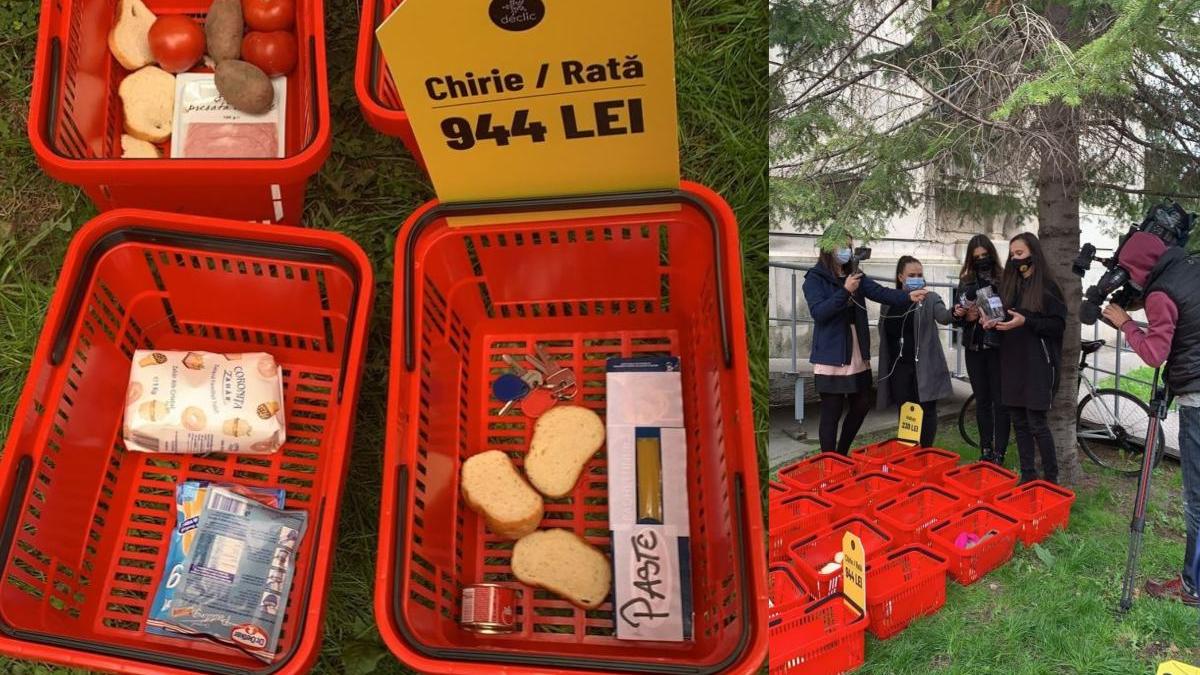 protest declic cosuri cumparaturi ministerul muncii raluca turcan provocata traiasca salariu minim