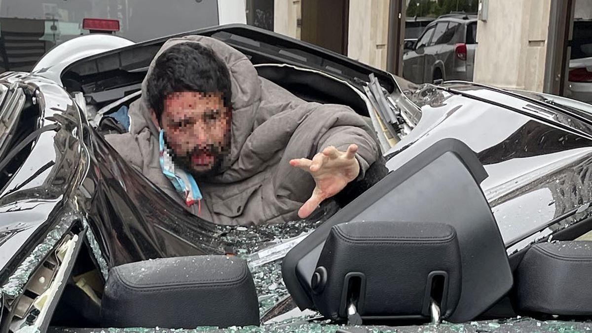 new jersey cadere sinucidere bmw masca faciala