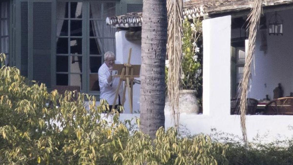 boris johnson marbella spania picteaza vacanta oliver dowden