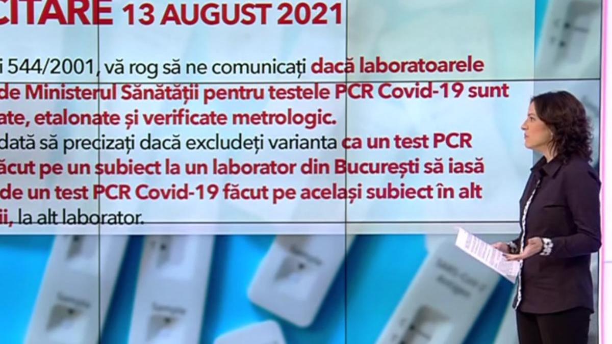 laboratoare acreditate teste rt pcr covid 19 verificate ministerul sanatatii refuza raspunde 3 luni
