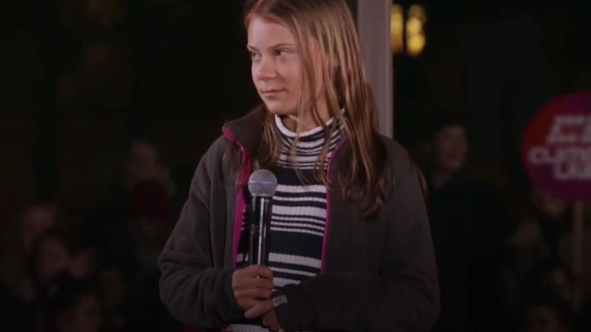 greta thunberg concert never gonna give you up rick astley