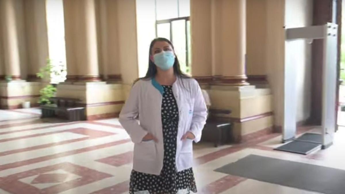 studenta romanca clip oms moasa cezariana pandemie