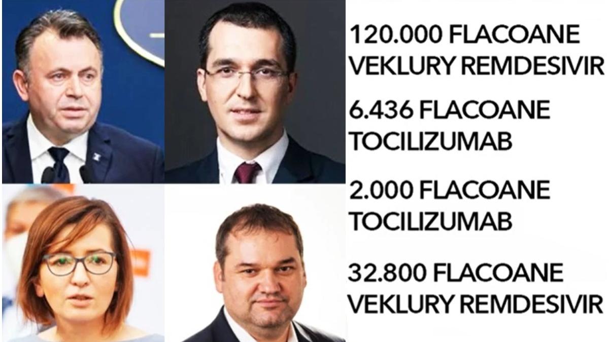 dezvaluire in premiera nationala medicamentele achizitionate in pandemie de ministerul sanatatii