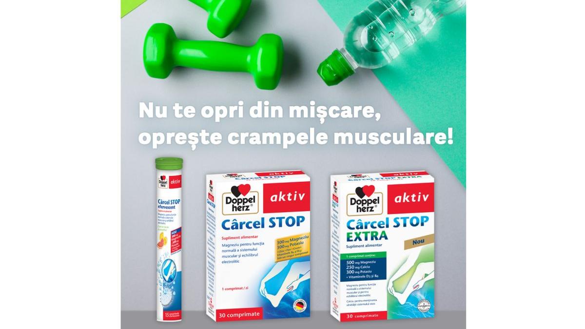 nu te opri din miscare opreste crampele musculare