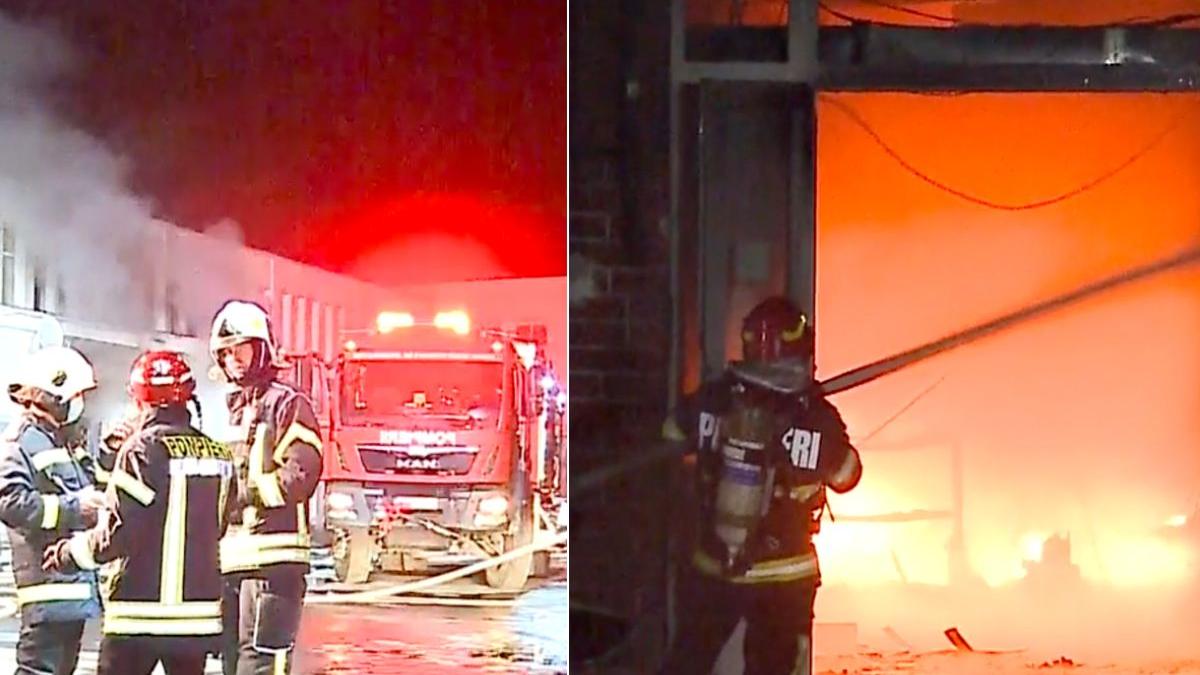incendiu centru comercial targu mures