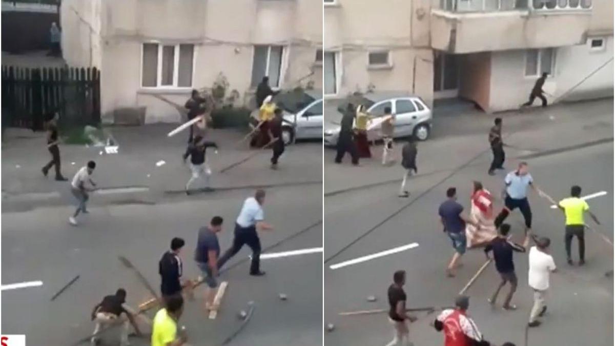 bataie clanuri iasi focuri arma politie jandarmerie