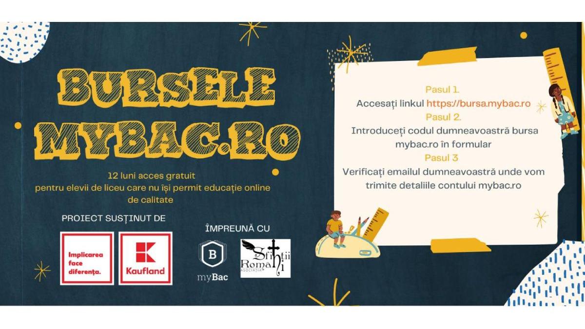 platforma mybac ro kaufland romania elevi de liceu