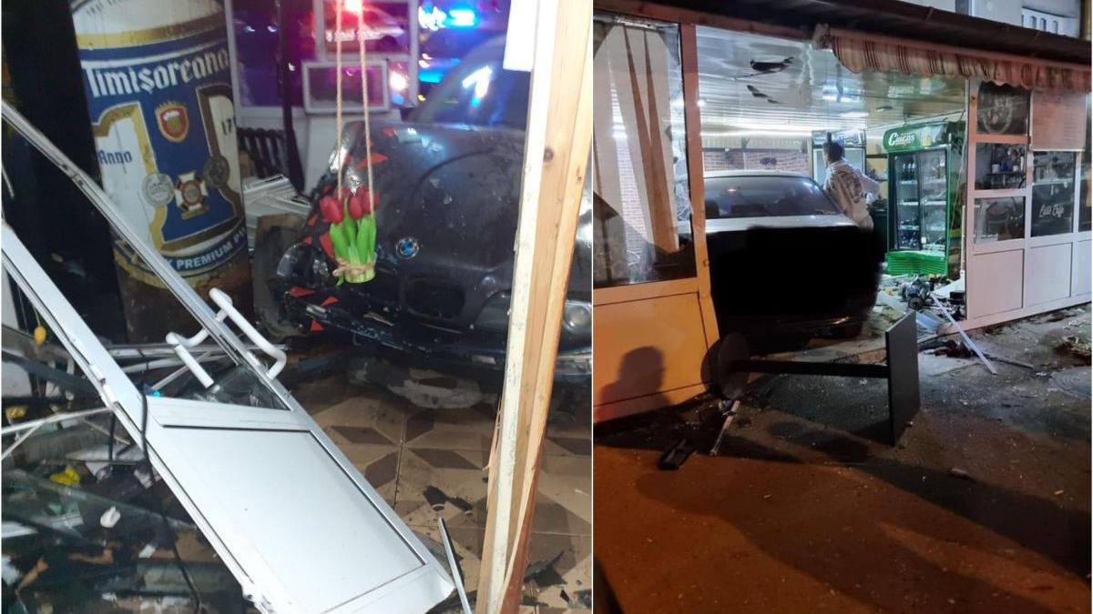 tanar masina intrat cafenea barlad