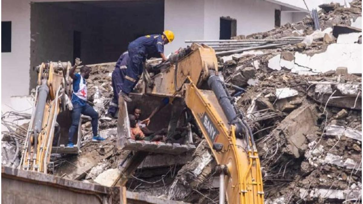 nigeria supravietuitori cladire prabusita