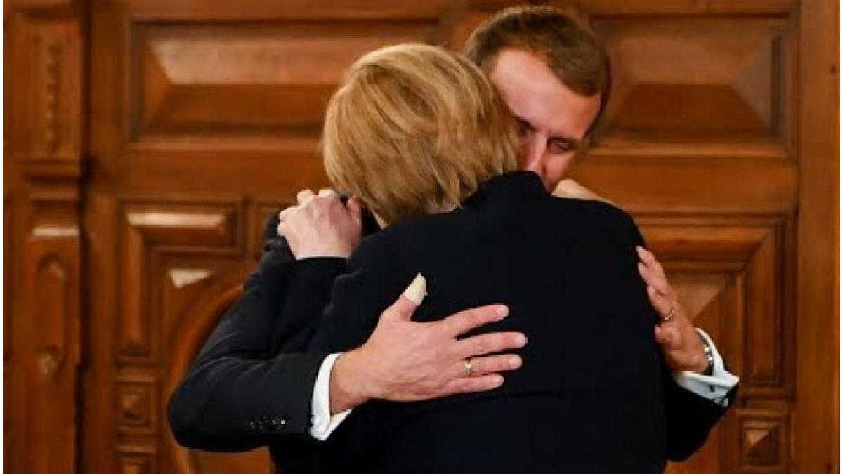 merkel vizita franta macron