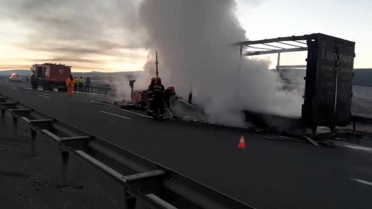 tir foc austostrada tir foc austostrada