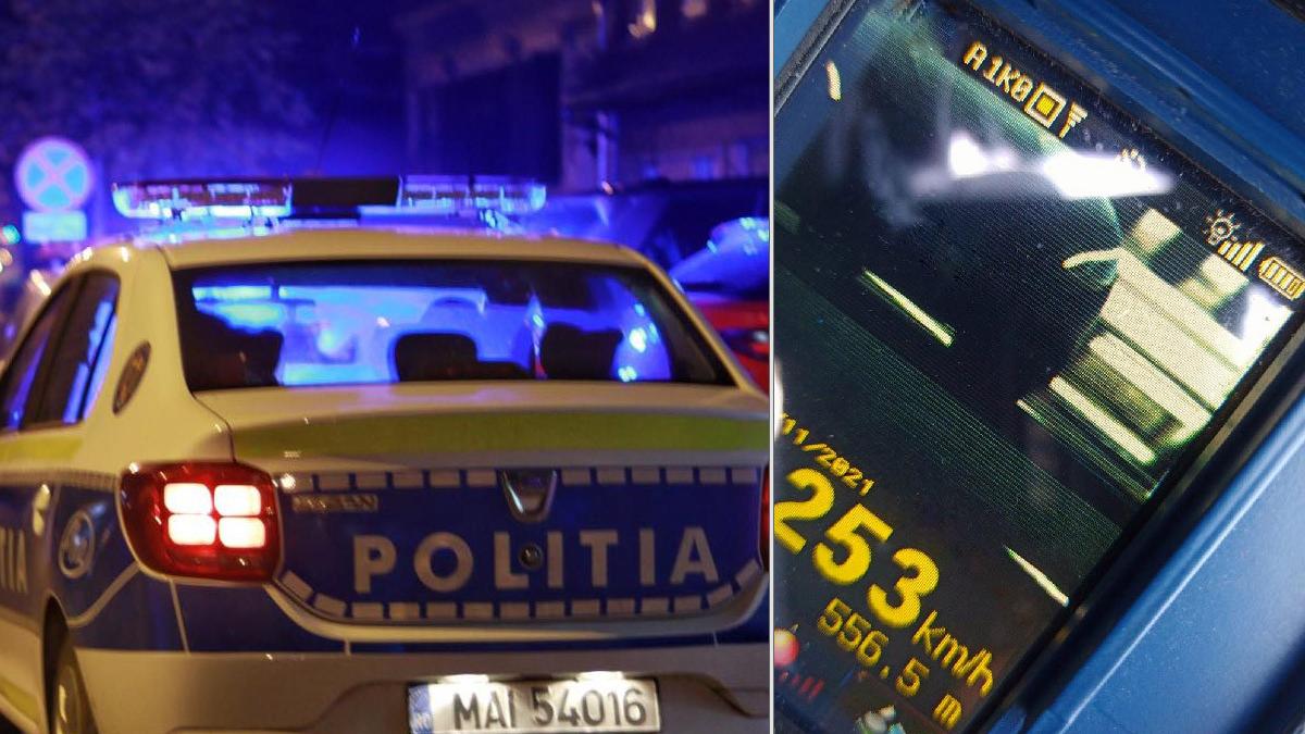 sofer viteza record autostrada romania amenda politie
