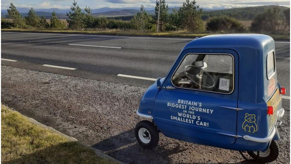 britanic parcurs 1400 kilometri cea mai mica masina din lume